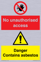 CH16273: No unauthorised access, asbestos present