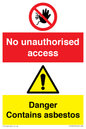 CH16273: No unauthorised access, asbestos present