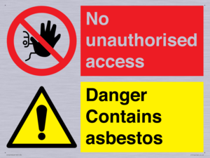 CH16273: No unauthorised access, asbestos present