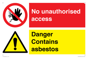 CH16273: No unauthorised access, asbestos present