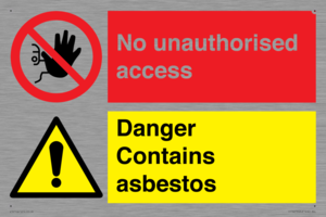 CH16273: No unauthorised access, asbestos present