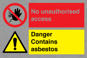 CH16273: No unauthorised access, asbestos present