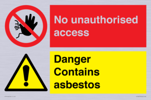 CH16273: No unauthorised access, asbestos present