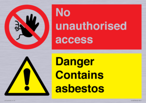 CH16273: No unauthorised access, asbestos present