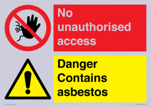 CH16273: No unauthorised access, asbestos present