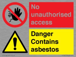 CH16273: No unauthorised access, asbestos present