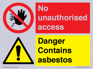 CH16273: No unauthorised access, asbestos present