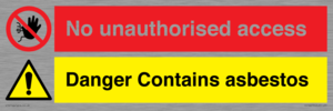 CH16273: No unauthorised access, asbestos present