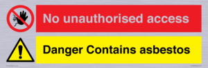 CH16273: No unauthorised access, asbestos present