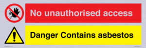 CH16273: No unauthorised access, asbestos present