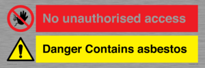 CH16273: No unauthorised access, asbestos present