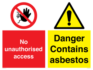 CH16273: No unauthorised access, asbestos present