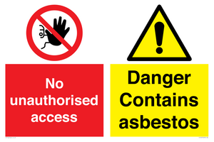 CH16273: No unauthorised access, asbestos present