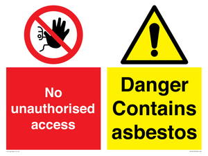 CH16273: No unauthorised access, asbestos present