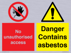 CH16273: No unauthorised access, asbestos present