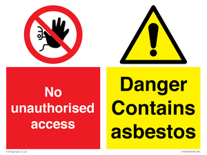 CH16273: No unauthorised access, asbestos present