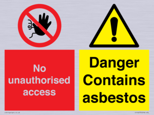 CH16273: No unauthorised access, asbestos present