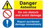 CH5399: Asbestos combination sign
