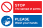 CH5926: STOP germs PLEASE wash your hands