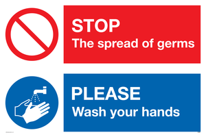 CH5926: STOP germs PLEASE wash your hands