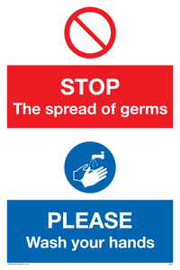 CH5926: STOP germs PLEASE wash your hands