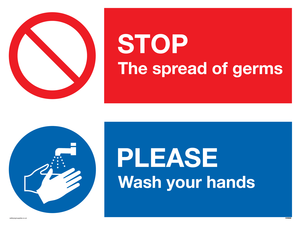 CH5926: STOP germs PLEASE wash your hands