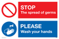 CH5926: STOP germs PLEASE wash your hands