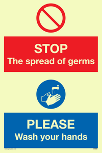 CH5926: STOP germs PLEASE wash your hands