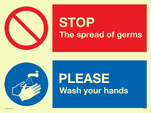 CH5926: STOP germs PLEASE wash your hands