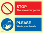 CH5926: STOP germs PLEASE wash your hands