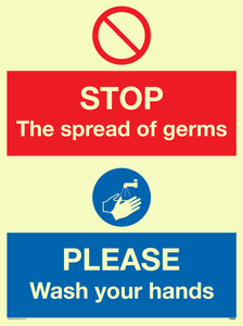 CH5926: STOP germs PLEASE wash your hands