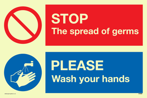 CH5926: STOP germs PLEASE wash your hands