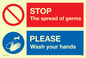 CH5926: STOP germs PLEASE wash your hands