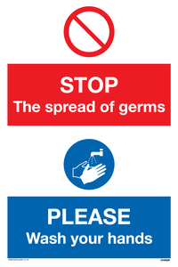 CH5926: STOP germs PLEASE wash your hands