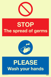 CH5926: STOP germs PLEASE wash your hands