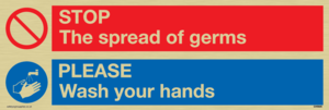 CH5926: STOP germs PLEASE wash your hands