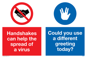 CH5930: Handshakes help spread a virus use vulcan salute instead