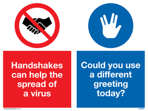 CH5930: Handshakes help spread a virus use vulcan salute instead