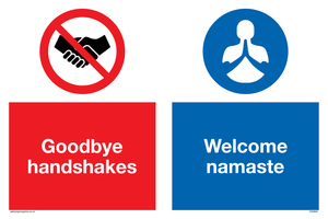 CH5943: Goodbye handshakes Welcome namaste