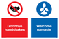 CH5943: Goodbye handshakes Welcome namaste