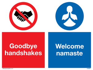 CH5943: Goodbye handshakes Welcome namaste