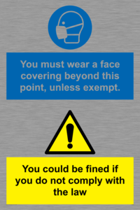 CH6281: You must wear a face covering beyond this point