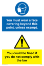 CH6281: You must wear a face covering beyond this point