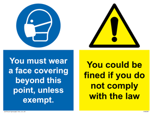 CH6281: You must wear a face covering beyond this point