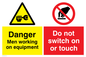 CM39: Danger men working sign