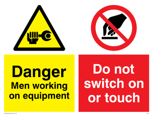 CM39: Danger men working sign