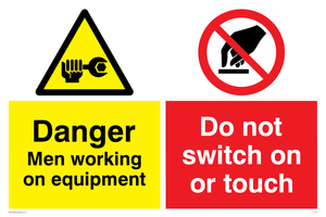 CM39: Danger men working sign