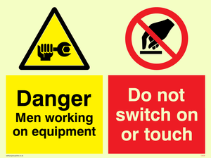 CM39: Danger men working sign