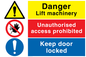 CM5240: Danger Lift machinery