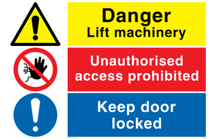 CM5240: Danger Lift machinery